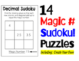 Sudoku: Decimal Addition Worksheets