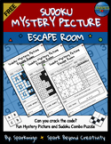 Sudoku Mystery Picture Escape Room Math Word Logic Puzzle 