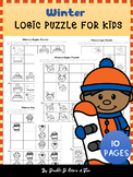 Winter Activities Sudoku Picture Puzzle|Cut&Pate|Sudoku |1