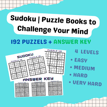 Preview of Sudoku | Puzzle Books to Challenge Your Mind