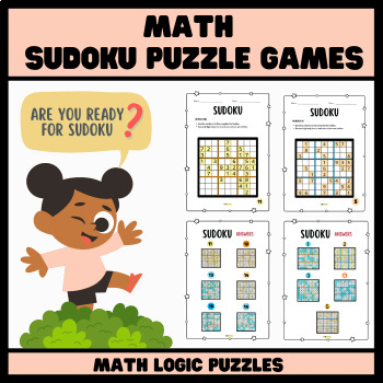 Preview of Math Logic Puzzles | Sudoku Puzzle Games | Math Games Activities