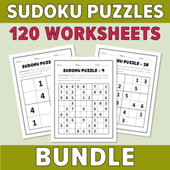240 Mix Sudoku Puzzles Game for Kids [4x4, 6x6] With Solutions