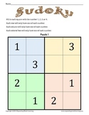 Sudoku Puzzles - Easy to Medium - 4x4 Grid