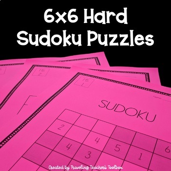 Sudoku 6x6 - Hard 