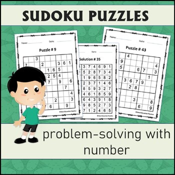 Preview of Sudoku Puzzles - Improving mental and logical thinking