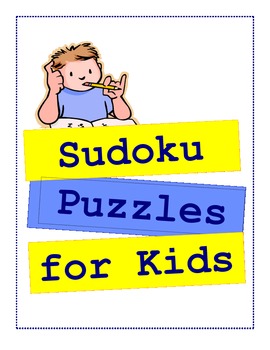 Preview of Sudoku Puzzles for Kids