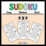 Puzzle sudoku for Kids, Large Print: Worksheets containing