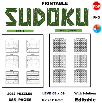 Preview of Sudoku Puzzles for Young Einsteins
