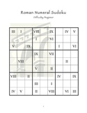Sudoku Puzzles using Roman Numeral (Beginner)