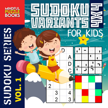 sudoku puzzles for kids 4x4 teaching resources tpt