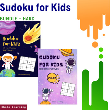 Sudoku for Intelligent Kids: Huge Collection of 240 Sudoku Puzzles (4x4)