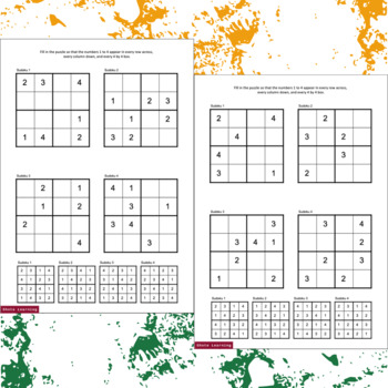 Logical Thinking Puzzles: 4×4 Sudoku  Teaching London Computing: A  RESOURCE HUB from CAS LONDON & CS4FN