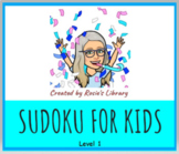 Sudoku for Kids Interactive Google Slideshow Level 1
