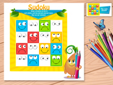 Sudoku game color smile