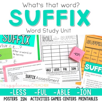 Preview of Suffix Activities: less full ion able