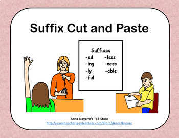 Preview of Suffix Cut and Paste