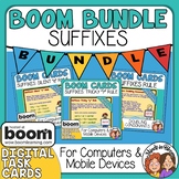 Suffix Digital Task Card Bundle: 3 Boom Card Decks! Distan