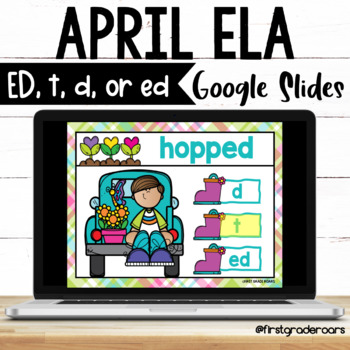 Preview of Suffix ED April Spring Digital Google Slides