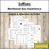 Suffixes Key Experience & Materials - Elementary Montessori