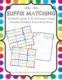 Suffix Matching -able, -ible