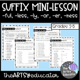 Suffix Mini-Lesson (-full, -less, -ly, -er, -or, -ness) --