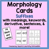 Suffixes / Morphology Cards / Orton Gillingham