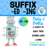 Suffix  "-ing", "-ed"  Nuts and Bolts, A Variety of Robot 