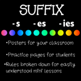 Suffix Package: s, es, ies Suffixes