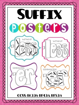 Preview of Suffix Posters