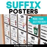 Suffix Posters / Suffixes Reference Charts for Vocabulary 
