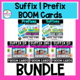 Suffix & Prefix Boom Card Bundle | Distance Learning | Lit