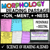 Suffix Reading Passage - Set 10: -ION, -MENT, and -NESS Su