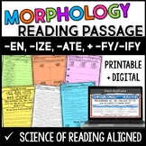Suffix Reading Passage - Set 13: -EN, -IZE, -ATE, and -FY 