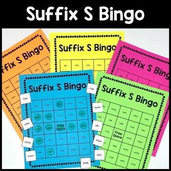 Suffix S Bingo by Learning Support Lady | Teachers Pay Teachers