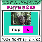 Suffix S and ES with Short Vowel Words Digital Phonics Lessons