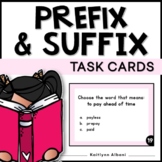 Suffix and Prefix Task Cards Review Reading Comprehension