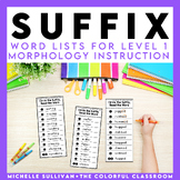 Suffixed Word Lists - Grouped by Phonics Skill - Level 1 (