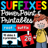 Suffixes PowerPoint and Printables