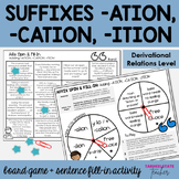 Suffixes -ATION, -CATION, -ITION Activities Derivational R