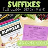 Suffixes Activities and Lesson Plans - Third Grade