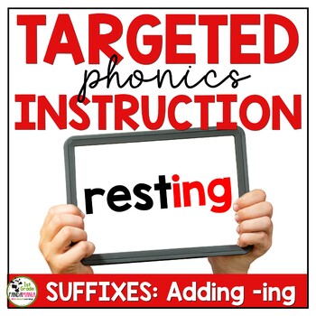 Preview of Suffixes Adding -ing Phonics Instruction Center PowerPoints & Videos SOR Aligned