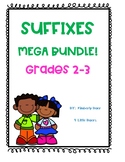 Suffixes MEGA Bundle! - Grades 2 - 3 - Worksheets and Cent