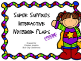 Suffixes Interactive Notebook Flaps (FREEBIE)