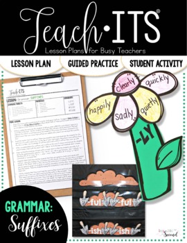 Preview of Suffixes Lesson Plan