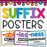 Suffixes Posters | Suffix Word Wall