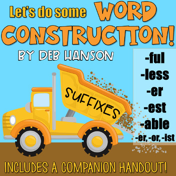 Teach your students about suffixes with this introductory PowerPoint that focuses on the most common suffixes. It includes many practice slides.