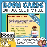 Suffixes: Silent "e" Rule Boom Cards Digital Task Cards Di
