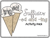 Suffixes -ed and -ing Activity Pack
