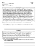 Suffrage Movement DBQ/CRQs (Constructed Response) Set & 2-