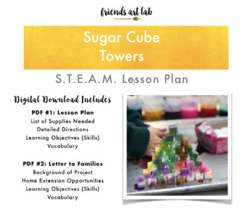 Preview of Sugar Cube Towers - S.T.E.A.M. Lesson Plan